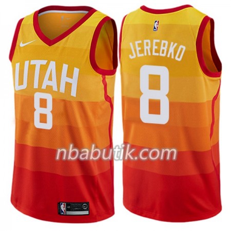 NBA Mænd Trøje Utah Jazz Jonas Jerebko 8 Nike City Edition Swingman NBA Mænd Trøje Utah Jazz Jonas Jerebko 8 Nike City Edition Swingman